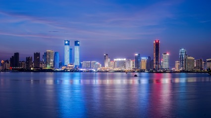 風(fēng)光, 江西, 南昌, 贛江, 索尼, 色彩, 黃昏 - 風(fēng)中搖擺 - 圖蟲攝影網(wǎng)